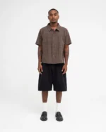 Luther Melbourne Baggy Panel Shorts Black (1)