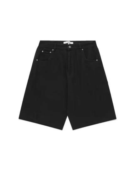 Luther Melbourne Baggy Panel Shorts Black (3)