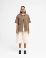 Luther Melbourne Baggy Panel Shorts Ecru (3)