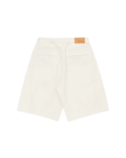 Luther Melbourne Baggy Panel Shorts Ecru (4)