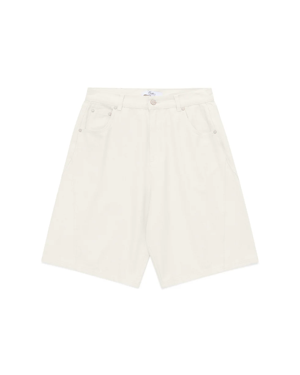 Luther Melbourne Baggy Panel Shorts Ecru (5) Luther Melbourne Baggy Panel Shorts Ecru (5)