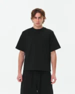 Luther Melbourne Cropped Basic T Shirt Black (1)
