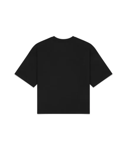Luther Melbourne Cropped Basic T Shirt Black (2)