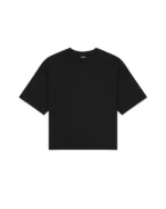 Luther Melbourne Cropped Basic T Shirt Black (3)
