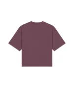 Luther Melbourne Cropped Basic T Shirt Burgundy (2)