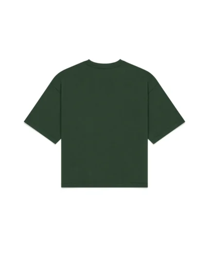 Luther Melbourne Cropped Basic T Shirt Forest Green (2)