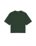 Luther Melbourne Cropped Basic T Shirt Forest Green (3)