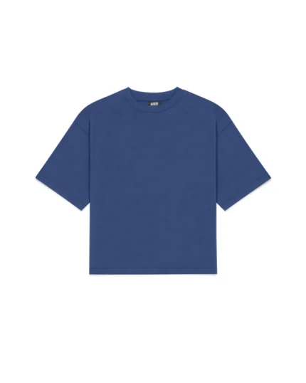 Luther Melbourne Cropped Basic T Shirt Navy (3)