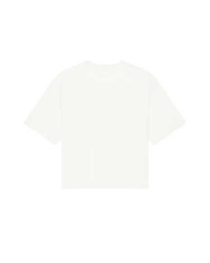 Luther Melbourne Cropped Basic T Shirt Off White (2)