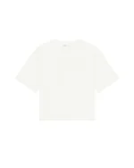 Luther Melbourne Cropped Basic T Shirt Off White (3)