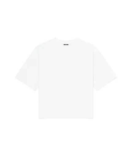 Luther Melbourne Cropped Basic T Shirt White (3)