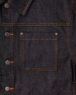 Luther Melbourne Raw Denim Jacket Blue Black (1)