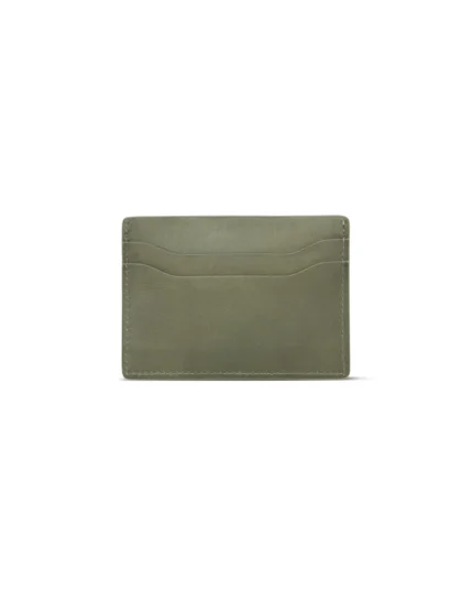 Luther Melbourne Suede Card Holder Olive (3)