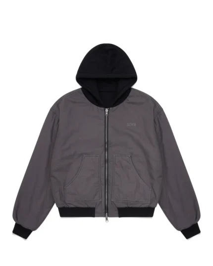 Luther Melbourne Workwear Zip Jacket Charcoal (5)