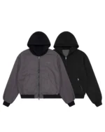 Luther Melbourne Workwear Zip Jacket Charcoal (6)