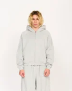 Luther Melbourne Zip Up Hoodie Grey (2)