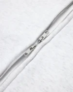 Luther Melbourne Zip Up Hoodie Marle White (1)
