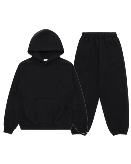 Luther Melbourne Heavyweight Tracksuit Black (3)