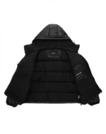 Luther Melbourne Puffer Jacket Black (3)