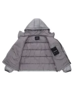 Luther Melbourne Puffer Jacket Silver (3)